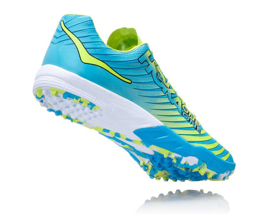 Hoka One One Spikes Panske Modre/Zelene - EVO XC - 16852-DTUE